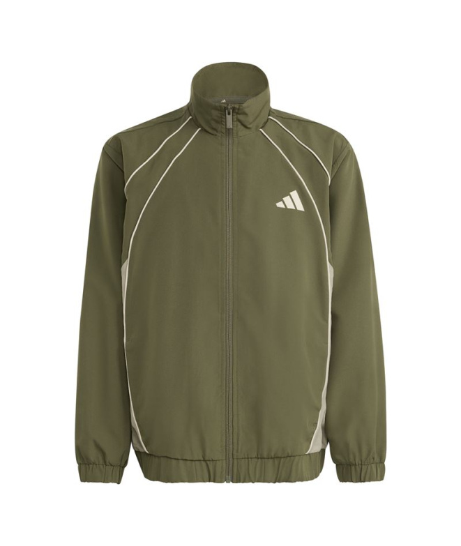 Chandal adidas Cb Wv Ts Enfant Estoli/Cama/Licr