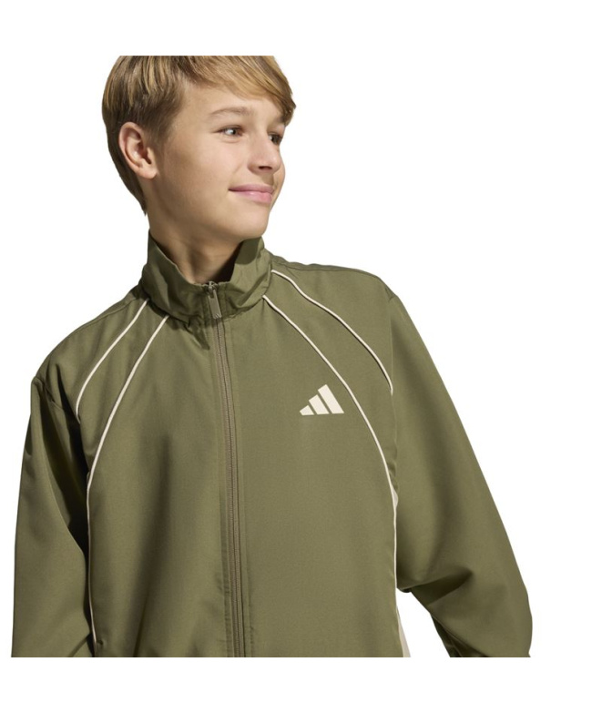 Chandal adidas Cb Wv Ts Enfant Estoli/Cama/Licr