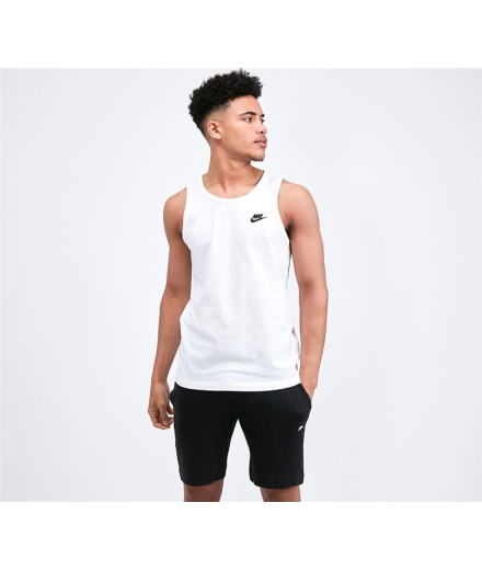 Camiseta Alças Nike Sportswear Club Tank Homem Branco