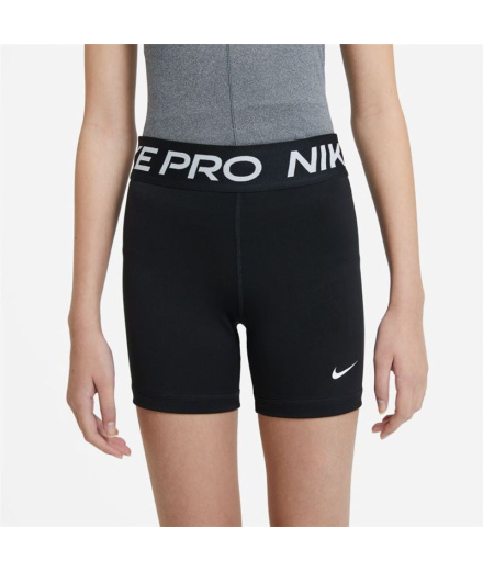 Malhas de Fitness Nike Pro Shorts Menina Preto/Cinza