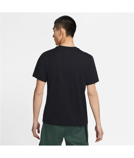 Camiseta Nike Sportswear Swoosh T-Shirt Hombre Negro/Gris