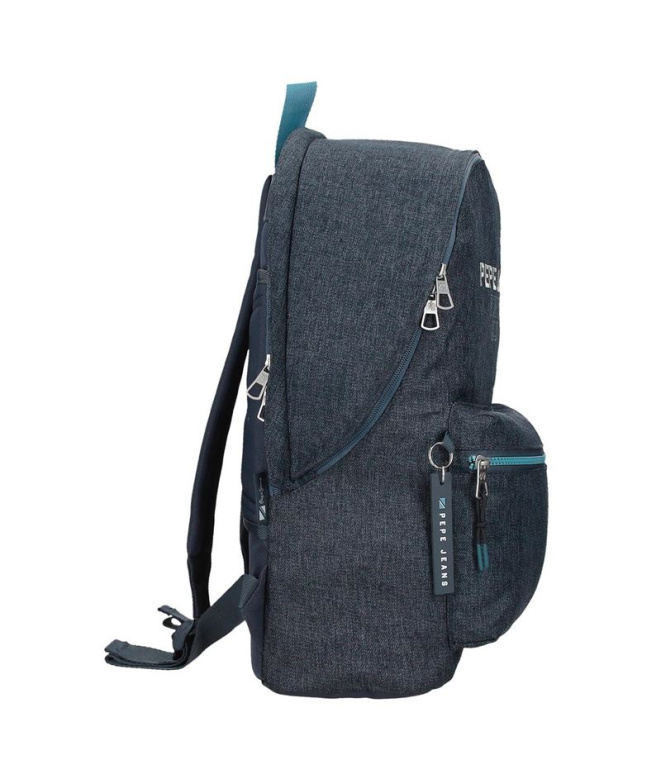 Mochila Pepe Jeans Adaptável a carrinho Azul...