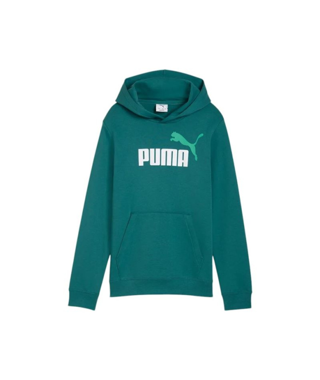 Moletom Puma Ess 2 Cor Logo Infantil Esmeralda Ice