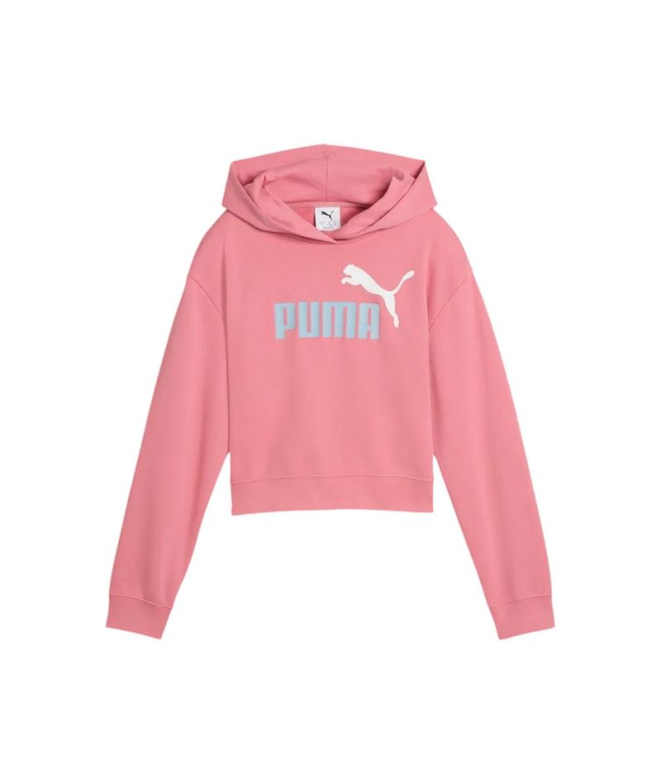 Moletom Puma Ess 2 Cor 1 Logo Menina Rosa