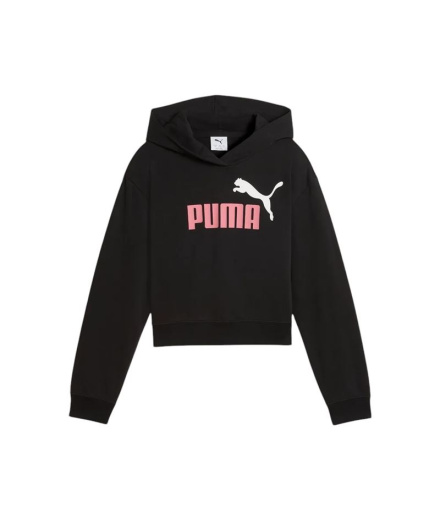 Sweat Puma Ess 2 Couleur No. 1 Logo Fille Noir/Rose