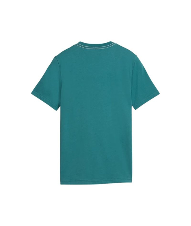 Camiseta PumMID90s Graphic Niño Esmeralda Ice