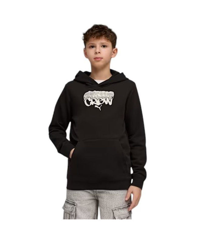 Moletom Puma MID90s Hoodie TR B Menino Preto