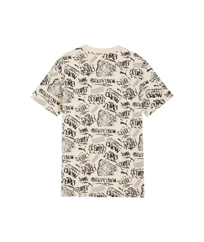 T-shirt Puma MID90s AOP Enfant Neige Alpina