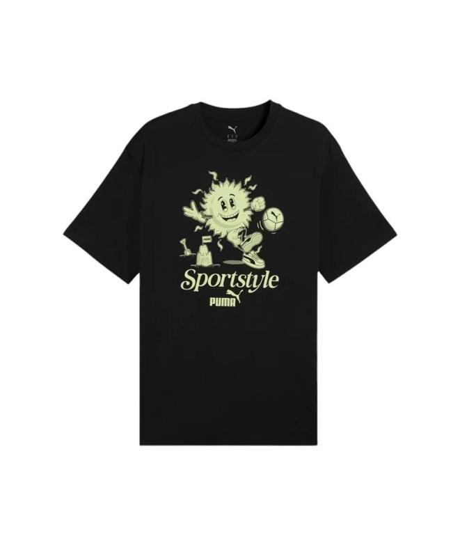 Camiseta Puma Graphic Homem Preto