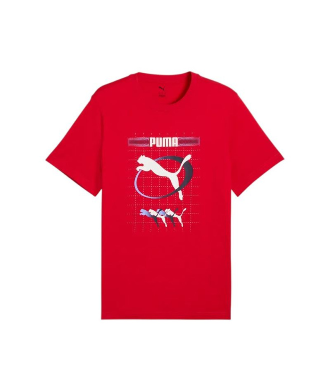 Camiseta Puma Graphic Execution Homem Para...
