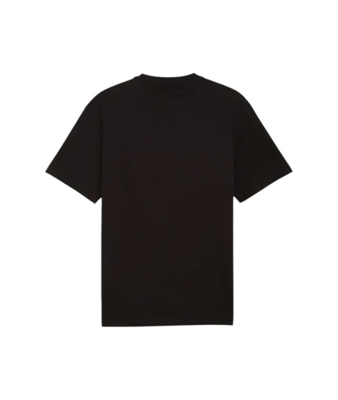 Camiseta Puma tech Relaxed Graphic Homem Preto