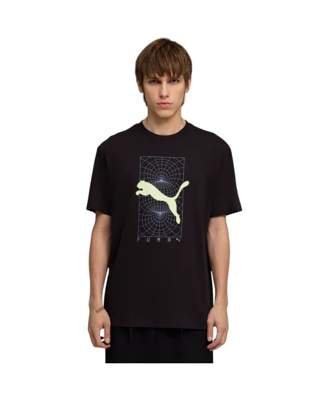 T-shirt Puma tech Relaxed Graphic Homme Noir