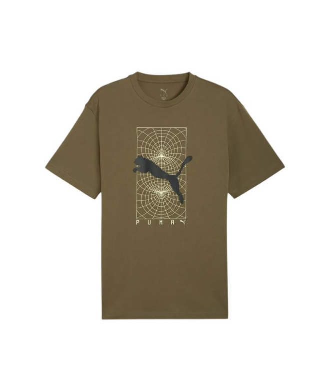 Camiseta Puma tech Relaxed Graphic Homem Londen...