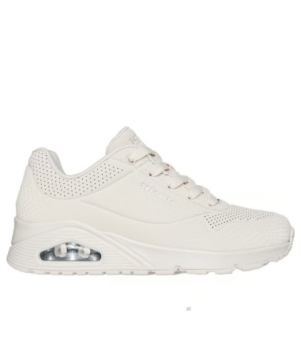 Sapatilhas Skechers Uno - Shiny Scale Mulher Off White...