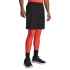 Calça de Fitness Under Armour Tech Woven Wordmark Homem Preto/Vermelho