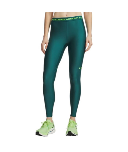 Malhas de Fitness Under Armour Heatgear Mulher Rack Verde...