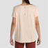 Camiseta de Montanha +8000 Acácia Laranja Pastel Bicolor Mulher