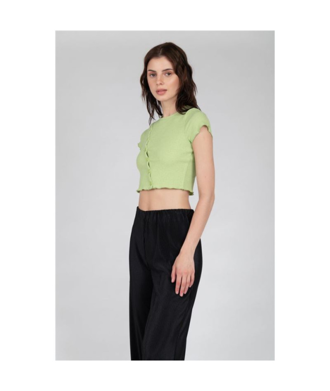 Camiseta Casual para Mujer Menta