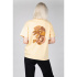 T-shirt Décontracté pour Femme Vanille