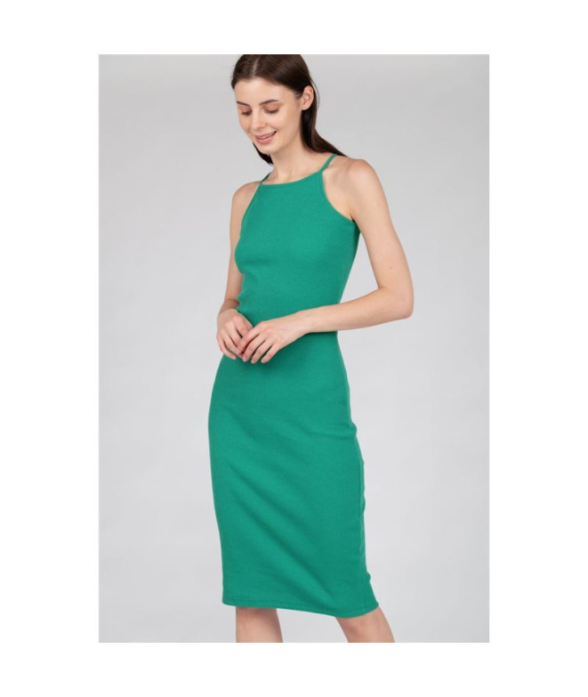 Robe Décontracté pour Femme Verte