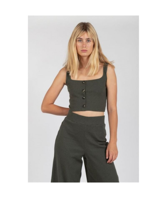 Calça 24 Cores Mulher Caqui
