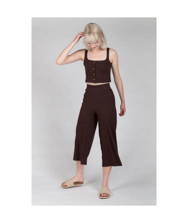 Pantalones Casual para Mujer Marrón