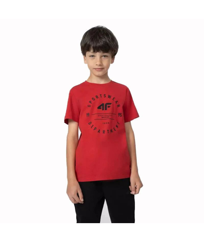 T-shirt 4F M294 Enfant Rouge