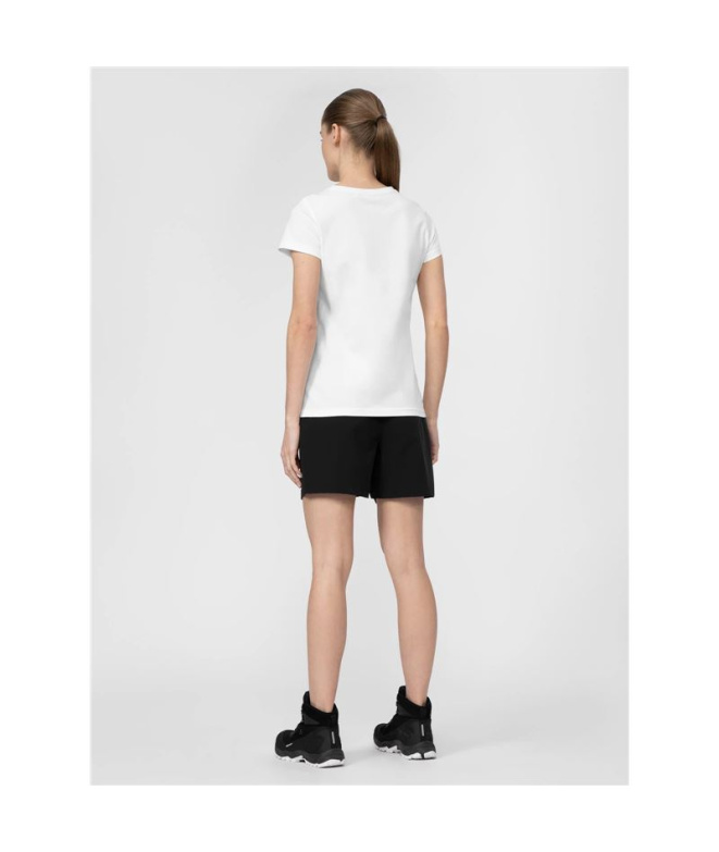 Camiseta 4F TSD060 Mulher Branco