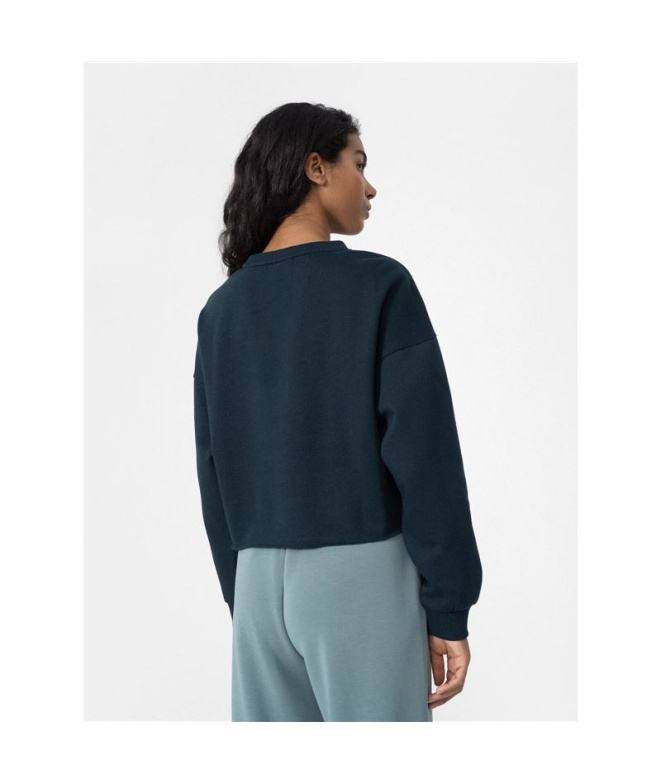 Sweat de yoga 4F Bleu Marine Femme