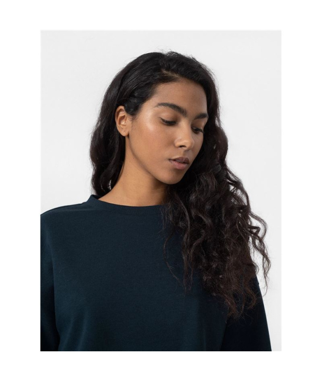 Sweat de yoga 4F Bleu Marine Femme