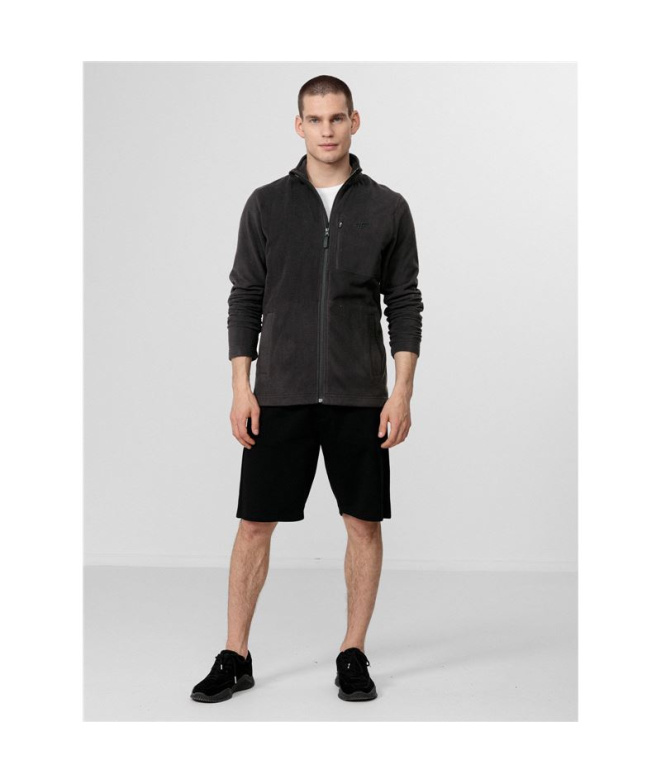 Chaqueta 4F Fleece gris Hombre