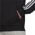Moletom com capuz adidas Essentials 3 faixas M Preto