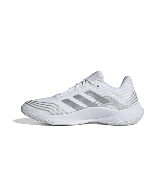 Chaussures de Volley-ball adidas Novaflight White