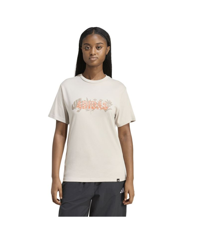 Camiseta adidas Animal Mulher Azul