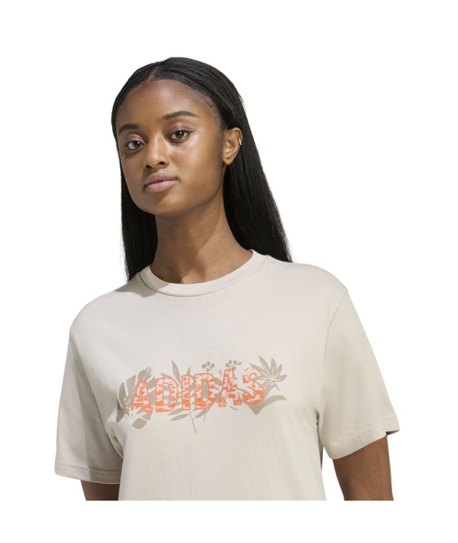 Camiseta adidas Animal Mulher Azul