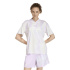 Camiseta adidas Tiro Cg Aw Mulher Bege/Branco/Lilás/Múltiplo