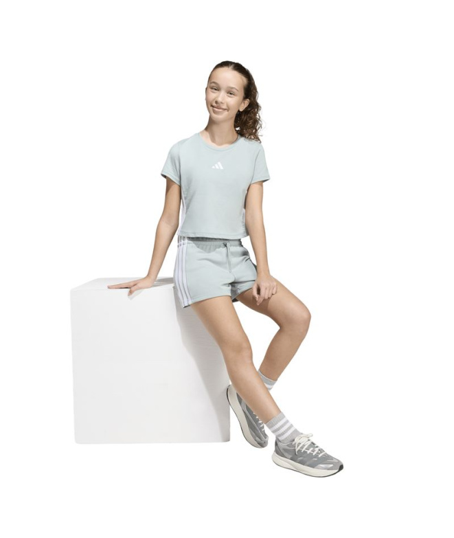 Calça adidas Jg 3 Bandas Ft Sh 280 Menina...