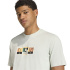 Camiseta adidas Mos Stamps Homem Verde
