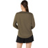 Camiseta de Running ASICS Core Ls Top Mulher Verde Escuro