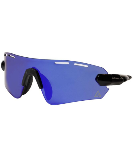 Gafas de ciclismo Eassun Marathon. Shiny Negro Frame/Azul...