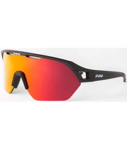 Gafas de ciclismo Eassun Glen. Matt Negro Frame/Full Rojo...