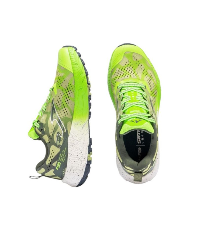 Chaussures de Trail Joma Sima 2615 Homme Vert Fluo