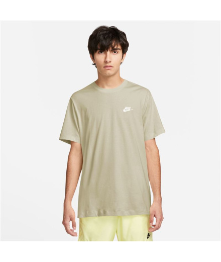 Camiseta Nike Sportswear Club Homem Caqui claro