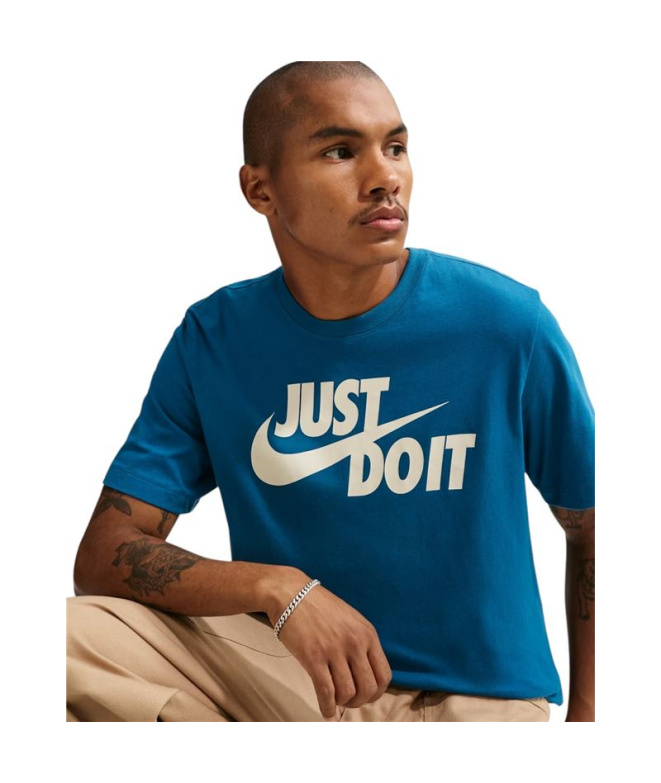 Camiseta Nike Sportswear Jdi Homem Azul campo