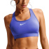 Sutiã esportivo de Fitness Nike Swoosh Medium Support Mulher Zafiro/Branco