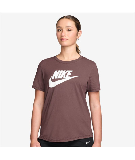 Camiseta Nike Sportswear Essentials Logo Mujer Morado