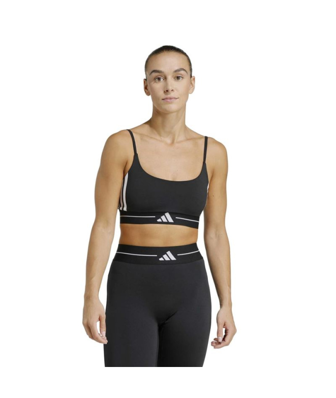 Sujetador Deportivo de Fitness adidas Hyg Ls...
