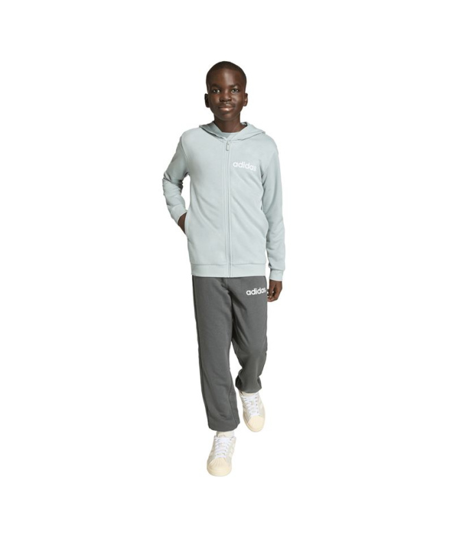 Chandal adidas Linear Ft Ts 220 Enfant Sama/Blanco