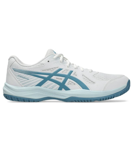 Zapatillas de Voleibol ASICS Upcourt 6 Hombre Blanco/Azul