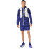 Veste de Trail ASICS Fujitrail Packable Homme Cobalto/Azul Oscuro/Beige